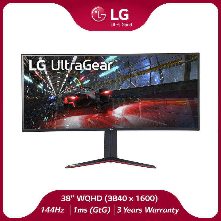 LG 38GN950-B UltraGear 38" Curved WQHD Monitor With G-SYNC ...