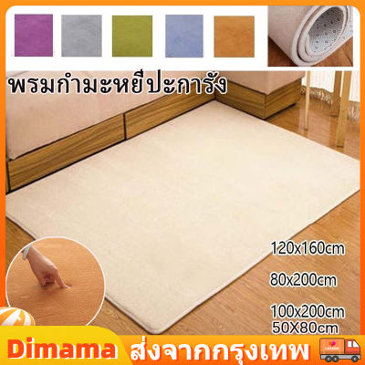 【Dimama】พร้อมส่ง พรมกำมะหยี่ปะการัง พรมปูพื้น พรมปูห้องนอน ห้องนั่งเล่น พรมตกแต่งบ้าน พรมกันลื่น พรมน่ารัก