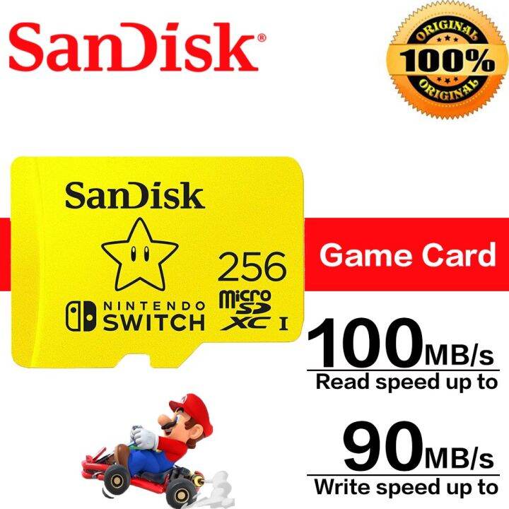 Sandisk Memory Card For Nintendo Switch Game Card 512GB 400GB 256GB 128GB Micro SD Cards SDXC