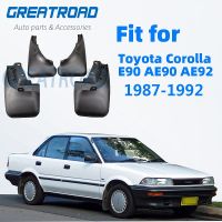 4ชิ้นแม่พิมพ์โคลนอวัยวะเพศหญิงพนังสำหรับโตโยต้าสำหรับ Corolla E90 AE90 AE92 1987-1992สาดยามบังโคลน1988 1989 1990 1991