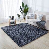 Tie-Dye Silky Rugs High Density Carpet For Living Room Bedroom Decoration Door Mats Kitchen Bathroom Floor Fashion Tatami Mat