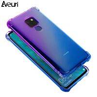 【Shell set]เคสโทรศัพท์หรูหราสำหรับ Huawei Mate 20 Pro 20 Lite 20X P20 P30 Pro Nova 3 3i Honor 20 7C 8C 8X ที่มีสีสัน TPU Coque