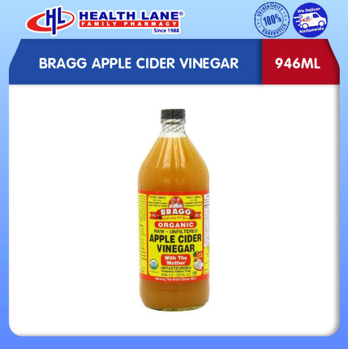 BRAGG ORGANIC APPLE CIDER VINEGAR (946ML) | Lazada