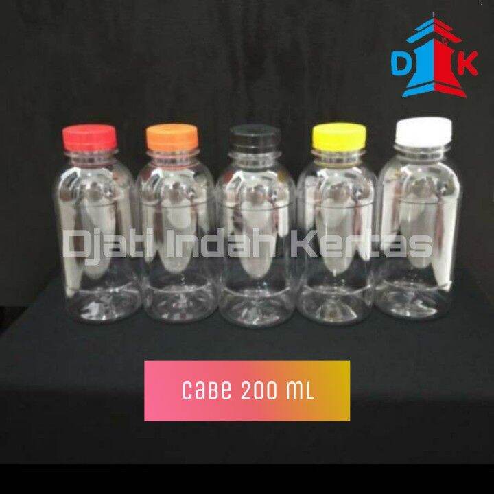 Botol Plastik 200 ml - Botol Cabe 200 ml / 20 Botol | Lazada Indonesia