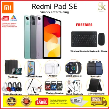 Xiaomi Redmi Pad SE 8GB + 256GB – Original Malaysia Set – Satu