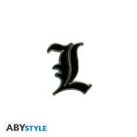 ABYStyle [ลิขสิทธิ์แท้ พร้อมส่ง] เข็มกลัด เข็มกลัดติดกระเป๋า เข็มกลัดอนิเมะ Death Note Pin เข็มกลัด เดธ โน๊ต - แอล L