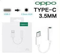 ตัวแปลงหูฟังOPPO Type-Cเป็น3.5MM.รอบหัวอินเทอร์เฟซ อะแดปเตอร์เสียงสาย  OPPO JACK TO 3.5MM HEADPHONE แจ๊คแปลงหูฟัง แท้