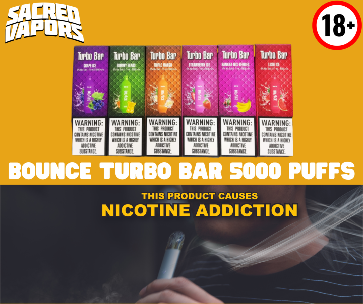 BOUNCE TURBO BAR 5000 Lazada PH