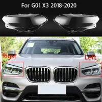 For -BMW G01 X3 2018 2019 2020ฝาครอบไฟหน้ารถเลนส์ใสฝาครอบโป๊ะไฟ (ด้านซ้าย)