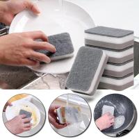 Sponge Dishwashing Sponge Block Magic Sponge Waist Washing Type Dish Sponge Brush Soap F6M9