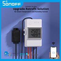 SONOFF เครื่องตรวจจับสวิตช์อัจฉริยะแบบไร้สาย Elite 16A/20A,เครื่องตรวจจับอุณหภูมิความชื้นควบคุมการทำงานกับ Google Home,Alexa