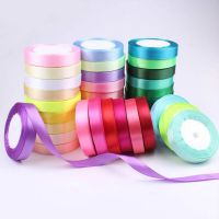 6/10/15/20/25/40/50mm Satin Ribbons DIY Artificial Silk Crafts Supplies Sewing Accessories Scrapbooking Material Gift Box Belt Gift Wrapping  Bags