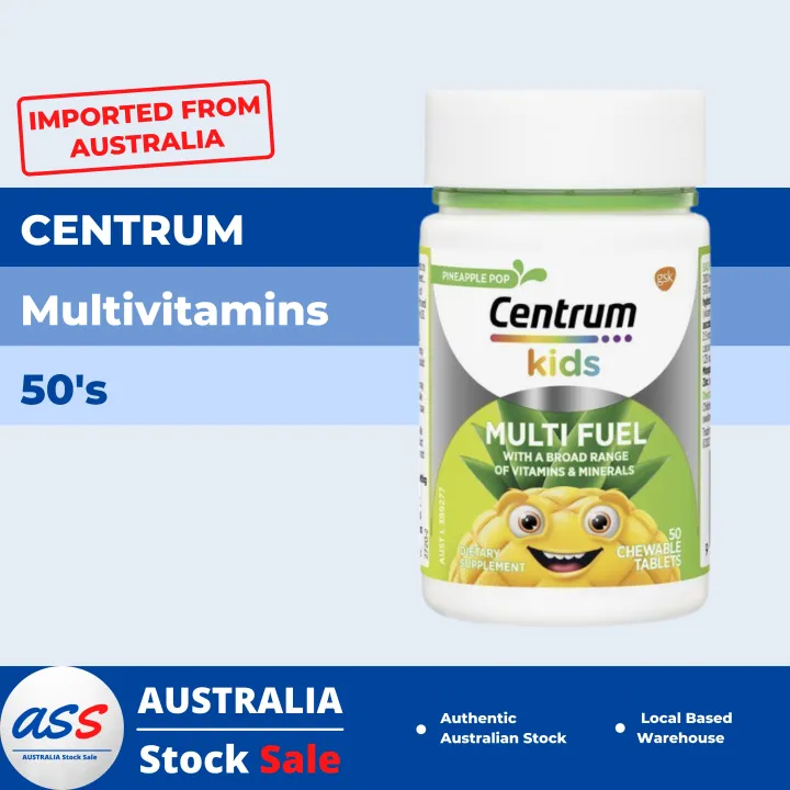 Centrum Kids Multi Fuel, 50 Tablets | Lazada PH