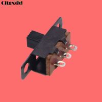 ☽❡✗ Cltgxdd 100PCS SS12F15G5 Toggle Switch 2 Position 3Pins W/ Fixed Hole Handle High 5mm SPDT 1P2T Panel Mount Slide Switch SS12F15