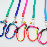 Collar Nylon Colorful Neckband Collared Leash Rainbow 1.0*120