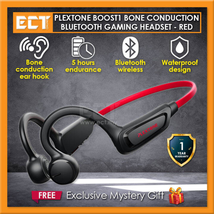 Plextone Boost1 Bone Conduction Low Latency Wireless Bluetooth Sports
