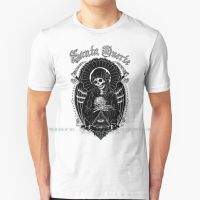 Holy Death Santa Muerte T Shirt Cotton 6Xl Punk Art Lowbrow Art Gothic Hotrod Chequered Flag Punk Skull Screamingdemons Tattoo