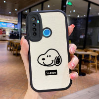 เคส Realme 5i Case Snoopy leather ซิลิโคนนุ่มกล้องหน้าเต็มหน้า ป้องกันกล้อง กันกระแทก ฝาหลัง