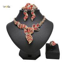 【lz】♠❇  Exquisite Dubai Gold Plated Jewelry Set para mulheres jóias de luxo jóias de casamento nigeriano marca africana nupcial Jewelry Set frete grátis