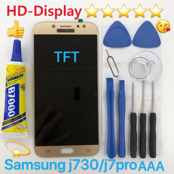 ชุดหน้าจอ Samsung J730/J7pro  AAA ทางร้านได้ทำช่องให้เลือกนะค่ะ แบบเฉพาะหน้าจอ กับแบบพร้อมชุดไขควง