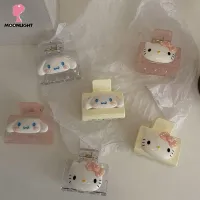 DKIEWQ สำหรับผู้หญิง เครื่องประดับผม ลูกแมว Cinnamoroll เมโลดี้ อะคริลิค คลิปหนีบการ์ตูน เล็บผมผู้หญิง ที่ใส่ผมหางม้าขนาดเล็ก ปูผมเกาหลี