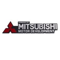 โลโก้ อลูมิเนียมหนา MITSUBISHI สำหรับติดท้ายรถ