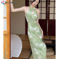 อารมณ์จีน,ความปรารถนาที่บริสุทธิ์,Slit,Cheongsam,กระโปรงยาว,ผู้หญิง