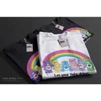 【HOT】พร้อมส่ง เสื้อยืดOversize CARE BEAR พร้อมส่ง ผ้าคอตตอลนิ่ม TDDV100%cotton