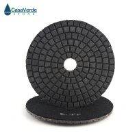 5 inch D125mm premium quality diamond black polishing buff pads for stone