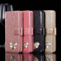 ♛ Luxury Flip Glitter Phone Case For iPhone 14 13 12 Mini 11 Pro XR X XS Max 8 7 6S 6 Plus SE 2020 Bling Leather Book Wallet Cover