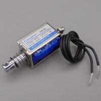 Gangbei-0630B แม่เหล็กไฟฟ้าแบบดึงสวิตช์โซลินอยด์เชิงเส้น10มม. 5N แรง300mA DC 6V 12V 24V 24V