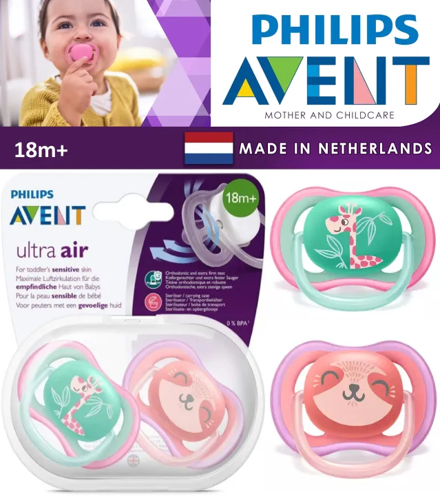 Philips Avent Ultra Air Orthodontic Pacifier, 18+ months pacifiers