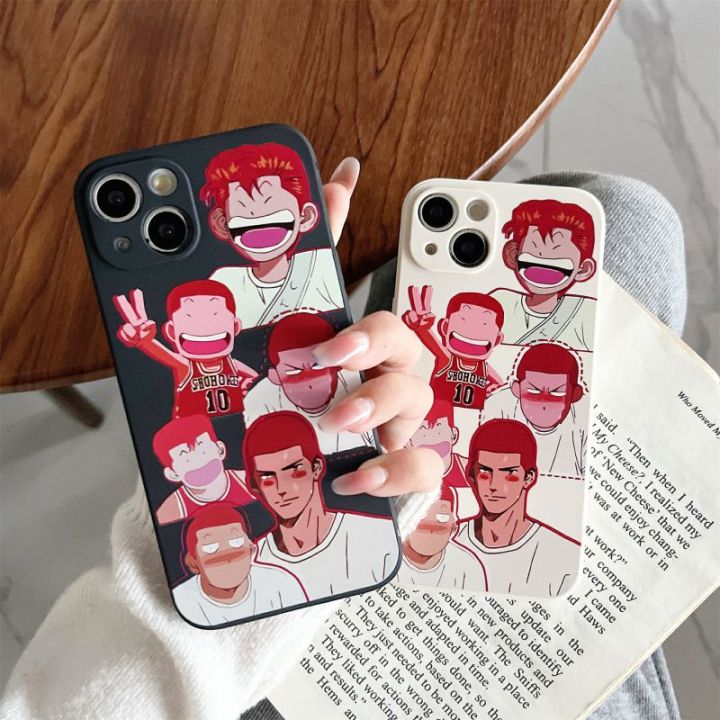 เคสสำหรับ-xiaomi-poco-x3-pro-11-lite-5g-ne-10t-11t-pro-m3-x3-gt-เคสโทรศัพท์-slam-dunk-anime-sakuragi-rukawa-ขอบตรงซิลิโคนนิ่มป้องกันทุกส่วนของเครื่องกันกระแทกแบบเรียบง่าย