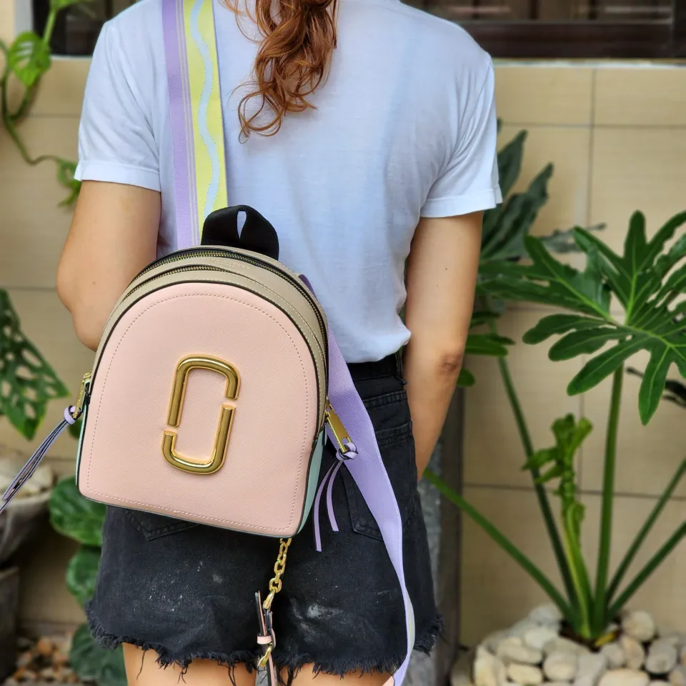 Peach color cheap backpack