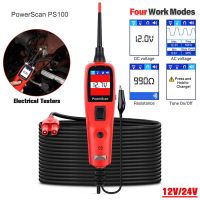 Autel Powerscan PS100 12V/24V Electrical System Auto Circuit Tester Power Probe BMS Short Open Finder Car Repair Diagnosis Tools