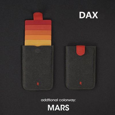 （Layor wallet） มาใหม่ DAXv2มินิบางพกพาผู้ถือบัตรดึงการออกแบบผู้ชายผู้ถือบัตรเครดิตไล่โทนสีสี5บัตรเงินกระเป๋าสตางค์สั้น