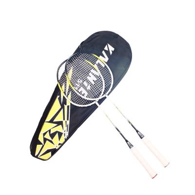 Carbon Badminton Racket Pair Grip Raquetas Family Outdoor Sports Training Lightweight Padel Racket Badminton Bat Bag Set -40