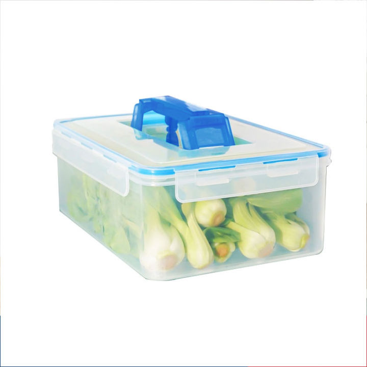 double-lock-กล่องพลาสติก-กล่องถนอมอาหาร-กล่องใส่อาหาร-มีหูหิ้ว-7600-ml-รุ่น-9614