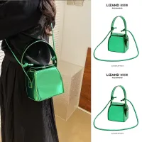 Summer childrens box lipstick bag mini bag for women 2023 new crossbody niche portable versatile small square bag 【JYUE】