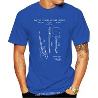 New Hot Sale Fashion ecaster T Shirt 1951 Electric Guitar US Patent Leo Casual Tee Shirts