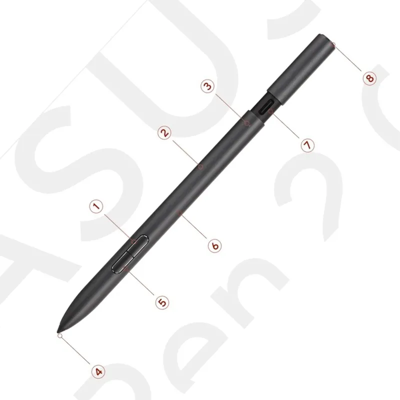 Active Stylus SA203H ASUS Pen 2.0 บลูทูธแบบชาร์จไฟได้ ความไวต่อแรง