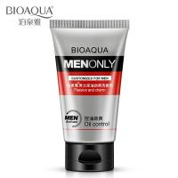 Bioaqua menonly Oil control Cleanser 100g. โฟมล้างหน้า สำหรับผู้ชาย สูตรควบคุมความมัน ผิวชุ่มชื่น ไม่แห้งกร้าน เหมาะกับทุกสภาพผิว