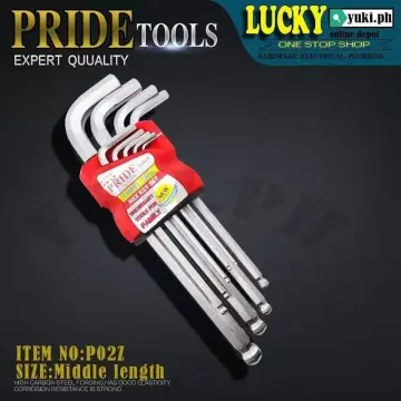 Allen wrench set with deals hole in the middle