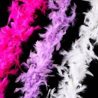 Feather Boa Strip Apparel Sewing Fabric Fluffy Costume Wedding Decoration