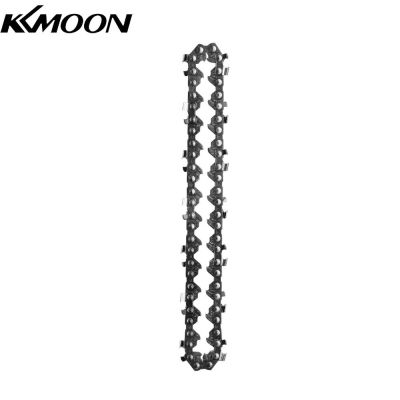 KKmoon โซ่เหล็กขนาดเล็ก4นิ้ว เลื่อยโซ่ไฟฟ้าอุปกรณ์เสริมสำหรับเปลี่ยนโซ่
