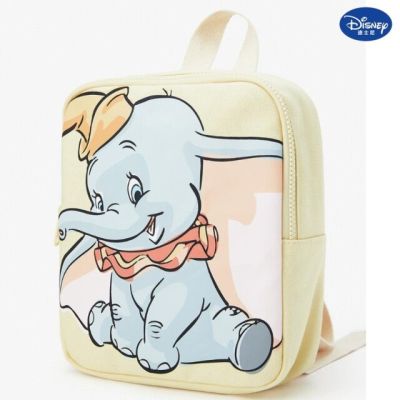 ☑Disney Dumbo กระเป๋าเป้เด็ก,กระเป๋าสะพายสำหรับเด็กเล็กพิมพ์ลายแคนวาสสำหรับเด็กผู้ชายและเด็กผู้หญิงกระเป๋าเป้สะพายหลังเด็กเล็กเด็กผู้หญิง🎒🎒