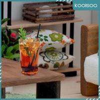 Koolsoo 1/6ครัวขนาดเล็กสำหรับสถาปัตยกรรมโต๊ะเล่นทราย1/12ถ้วยกาแฟเอสเปรสโซ