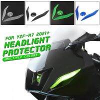 ♝ลงคะแนนไฟหน้ารถจักรยานยนต์ YZFR7ไฟสวมศีรษะสำหรับกิจกรรมกลางแจ้งหน้าจอปกป้องเลนส์อุปกรณ์กันแสงสำหรับยามาฮ่า YZFR7 YZF-R7 Yzf R7 2022