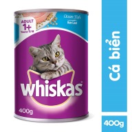 Thức ăn mèo Whiskas vị cá biển lon 400g thumbnail