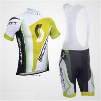 SCOTT 2023 Team Cycling Jersey Set Summer Bicycle Breathable Mens MTB Bike Clothing Maillot Ropa Ciclismo Uniform Suit